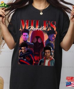 Retro Miles Morales Shirts Spiderman Across The Spider Verse Classic T-Shirt Retro Miles Morales Shirts Spiderman Across The Spider Verse Classic T-Shirt