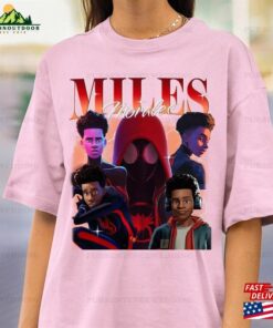 Retro Miles Morales Shirts Spiderman Across The Spider Verse Classic T-Shirt 2 Retro Miles Morales Shirts Spiderman Across The Spider Verse Classic T Shirt 3