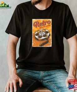 Retro Movie Shirt T-Shirt Filmmaker Unisex Classic Retro Movie Shirt T-Shirt Filmmaker Unisex Classic