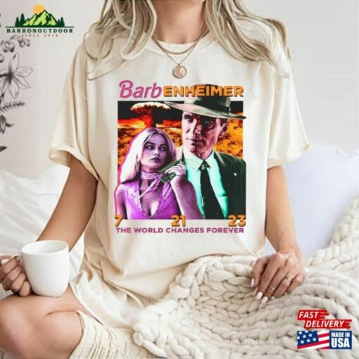 Retro Oppenheimer Movie 2023 Shirt Barbenheimer I Survived Barbieheimer Active Classic Sweatshirt