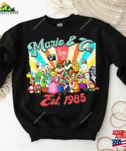Retro Return To Mario Co Sweatshirt The Super Bros Movie T-Shirt 2 Retro Return To Mario Co Sweatshirt The Super Bros Movie T Shirt 3