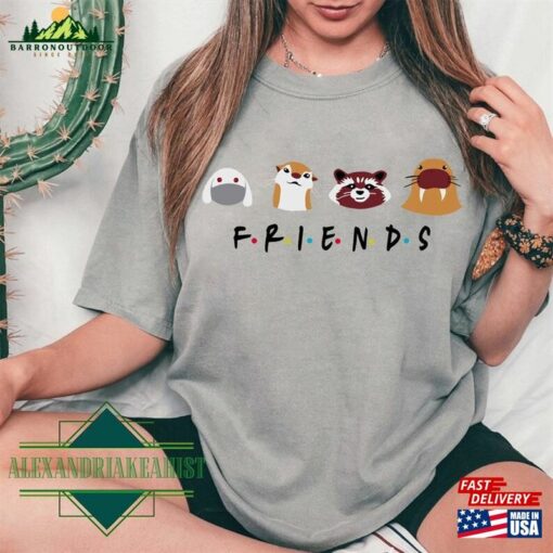 Retro Rocket And Friends Shirt Lylla Floor Teefs T-Shirt Classic