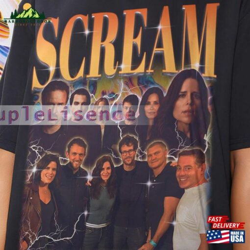 Retro Scream 5 Movie Vintage Shirt Classic T-Shirt