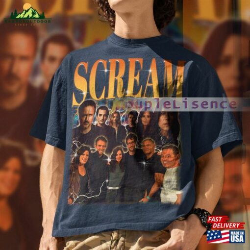 Retro Scream 5 Movie Vintage Shirt Classic T-Shirt