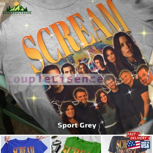 Retro Scream 5 Movie Vintage Shirt Classic T-Shirt