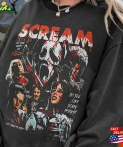 Retro Scream Halloween Shirt 90S Hoodie T-Shirt