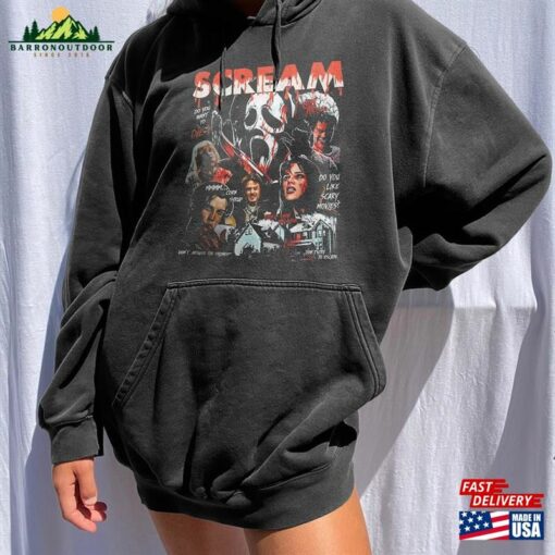 Retro Scream Halloween Shirt 90S Hoodie T-Shirt