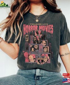 Retro Scream Halloween T-Shirt Shirt Horror Movies Vintage Unisex Classic Retro Scream Halloween T-Shirt Shirt Horror Movies Vintage Unisex Classic