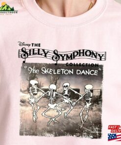 Retro Silly Symphony Sweatshirts Disney Halloween Shirt The Skeleton Dance Classic Hoodie