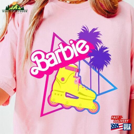 Retro Skating Barbie Shirt Barbenheimer Trendy T-Shirt Sweatshirt