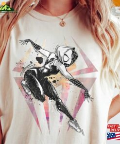 Retro Spider Gwen Glitch Comfort Color Shirt Across The Verse Unisex T-Shirt Hoodie Retro Spider Gwen Glitch Comfort Color Shirt Across The Verse Unisex T-Shirt Hoodie