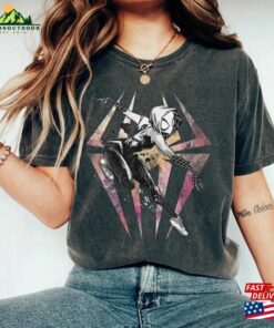 Retro Spider Gwen Glitch Comfort Color Shirt Across The Verse Unisex T-Shirt Sweatshirt Retro Spider Gwen Glitch Comfort Color Shirt Across The Verse Unisex T-Shirt Sweatshirt