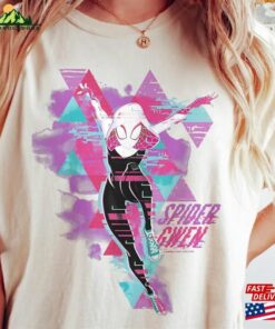 Retro Spider Gwen Glitch Comfort Color Shirt Man 2023 Classic T-Shirt Retro Spider Gwen Glitch Comfort Color Shirt Man 2023 Classic T-Shirt