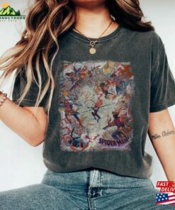 Retro Spider Man Across The Verse Shirt Unisex Classic Retro Spider Man Across The Verse Shirt Unisex Classic