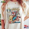 Retro Spider Man Comfort Colors Shirt Vintage Cat Across The Sweatshirt T-Shirt