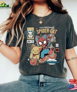 Retro Spider Man Comfort Colors Shirt Vintage Cat Across The Unisex Hoodie Retro Spider Man Comfort Colors Shirt Vintage Cat Across The Unisex Hoodie