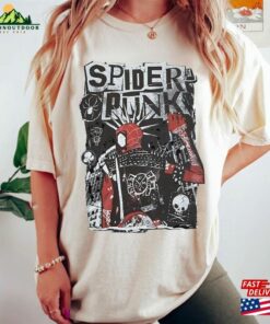 Retro Spider Punk Comfort Colors Shirt Man Across The Classic Unisex Retro Spider Punk Comfort Colors Shirt Man Across The Classic Unisex