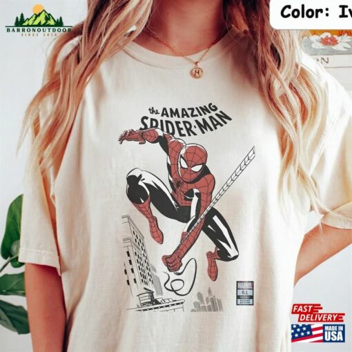 Retro Spider Punk Comfort Colors Shirt Man Across The T-Shirt Unisex