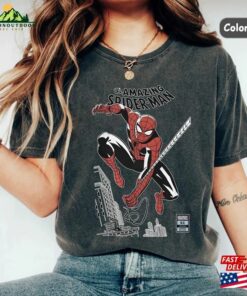 Retro Spider Punk Comfort Colors Shirt Man Across The T-Shirt Unisex Retro Spider Punk Comfort Colors Shirt Man Across The T-Shirt Unisex