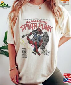 Retro Spider Punk Comfort Shirt Hoodie Unisex Retro Spider Punk Comfort Shirt Hoodie Unisex