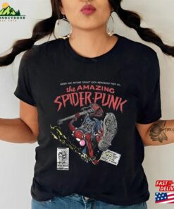 Retro Spider Punk Comfort Shirt Hoodie Unisex Retro Spider Punk Comfort Shirt Hoodie Unisex