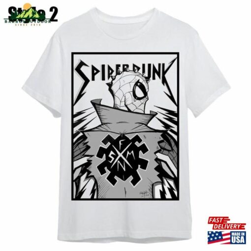 Retro Spider Punk Fans Shirt Hoodie Unisex