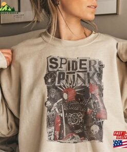 Retro Spider Punk Shirt Man Across The Classic Sweatshirt Retro Spider Punk Shirt Man Across The Classic Sweatshirt