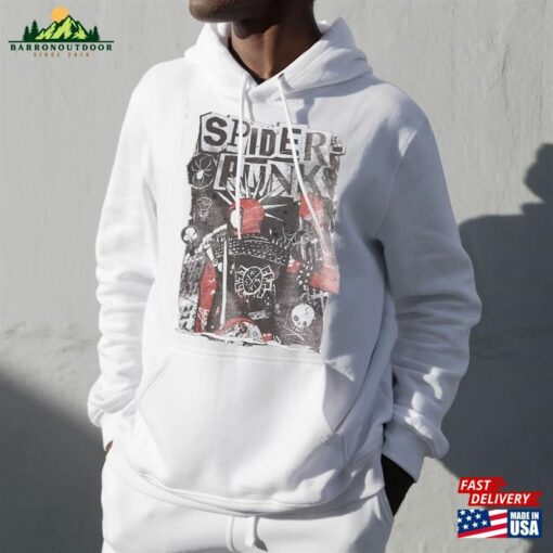 Retro Spider Punk Shirt Man Across The Classic Sweatshirt