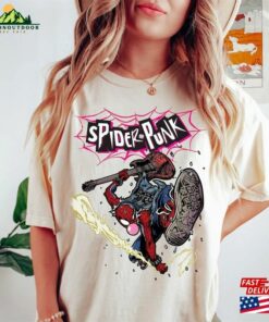 Retro Spider Punk Shirt Man Across The Hoodie Classic 2 Retro Spider Punk Shirt Man Across The Hoodie Classic 3