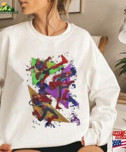 Retro Spider Punk Shirt Man Across The Sweatshirt Unisex 2 Retro Spider Punk Shirt Man Across The Sweatshirt Unisex 3