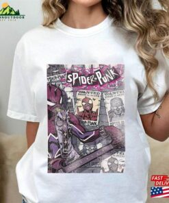 Retro Spider Punk Shirt Man Across The T-Shirt Classic Retro Spider Punk Shirt Man Across The T-Shirt Classic