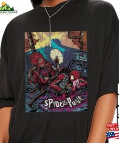 Retro Spider Punk Shirt Man Across The T-Shirt Hoodie Retro Spider Punk Shirt Man Across The T-Shirt Hoodie