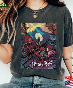 Retro Spider Punk Shirt Man Across The T-Shirt Hoodie 2 Retro Spider Punk Shirt Man Across The T Shirt Hoodie 3