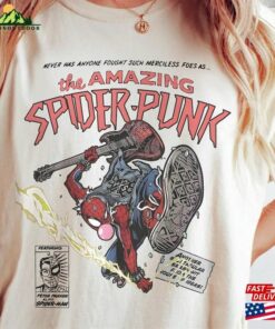 Retro Spider Punk Shirt Man Across The Unisex Sweatshirt Retro Spider Punk Shirt Man Across The Unisex Sweatshirt