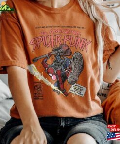 Retro Spider Punk Shirt Man Across The Unisex Sweatshirt 2 Retro Spider Punk Shirt Man Across The Unisex Sweatshirt 3