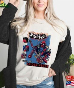 Retro Spider Punk Shirt Man Across The Verse Ghost Classic Hoodie Retro Spider Punk Shirt Man Across The Verse Ghost Classic Hoodie
