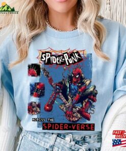 Retro Spider Punk Shirt Man Across The Verse Ghost Classic Hoodie 3 Retro Spider Punk Shirt Man Across The Verse Ghost Classic Hoodie 4