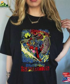 Retro Spider Punk Shirt Man Across The Verse Unisex Hoodie Retro Spider Punk Shirt Man Across The Verse Unisex Hoodie