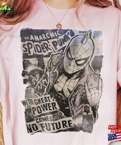 Retro Spider Punk Shirt Marvel Gift Unisex Classic Retro Spider Punk Shirt Marvel Gift Unisex Classic