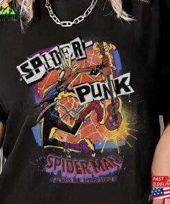 Retro Spider Punk Shirt Multiverse Sweatshirt T-Shirt Retro Spider Punk Shirt Multiverse Sweatshirt T-Shirt