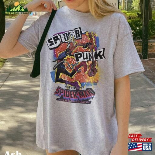 Retro Spider Punk Shirt Multiverse Sweatshirt T-Shirt