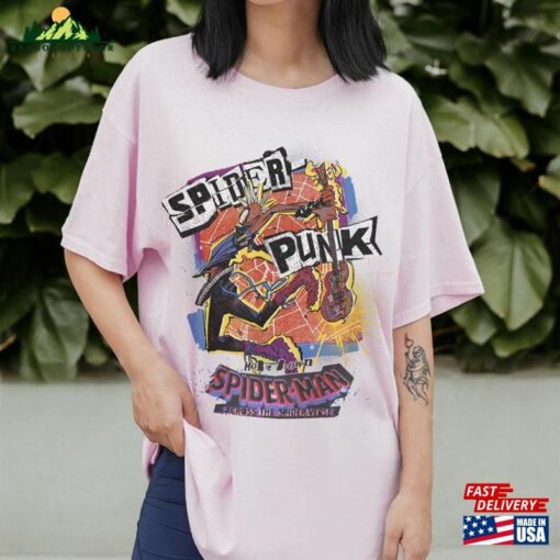 Retro Spider Punk Shirt Multiverse Sweatshirt T-Shirt