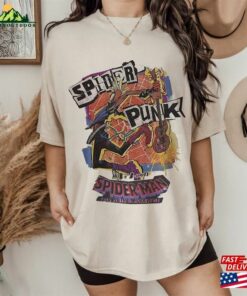Retro Spider Punk Shirt Multiverse Unisex Sweatshirt Retro Spider Punk Shirt Multiverse Unisex Sweatshirt
