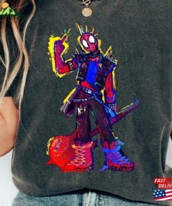 Retro Spider Punk Shirt Spiderman Merch Spiderverse T-Shirt Hoodie Retro Spider Punk Shirt Spiderman Merch Spiderverse T-Shirt Hoodie