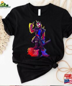 Retro Spider Punk Shirt Spiderman Merch Spiderverse T-Shirt Hoodie Retro Spider Punk Shirt Spiderman Merch Spiderverse T-Shirt Hoodie