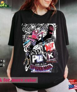 Retro Spider Punk Shirt Spiderman Sweatshirt Hoodie Retro Spider Punk Shirt Spiderman Sweatshirt Hoodie