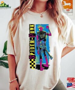 Retro Spider Punk Shirt Spiderverse Miguel O T Shirt Unisex 3