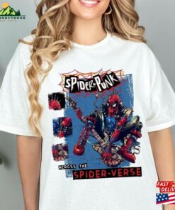 Retro Spider Punk Shirt Spiderverse Miles Morales Sweatshirt Hoodie 3 Retro Spider Punk Shirt Spiderverse Miles Morales Sweatshirt Hoodie 4