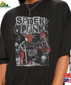 Retro Spider Punk Shirt T-Shirt Hoodie Retro Spider Punk Shirt T-Shirt Hoodie