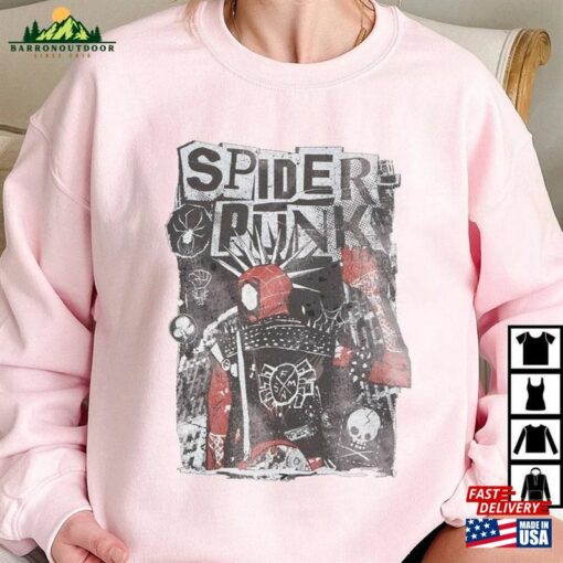 Retro Spider Punk Shirt T-Shirt Hoodie